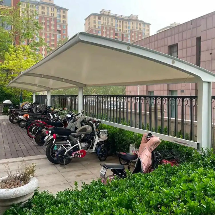 吴川市膜结构电动车棚